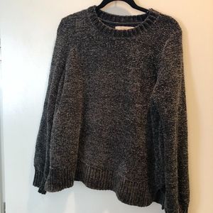 LOFT Ribbed Velvet Sweater Size L